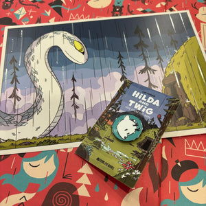 Hilda and Twig : Hide from the Rain  *** SIGNED