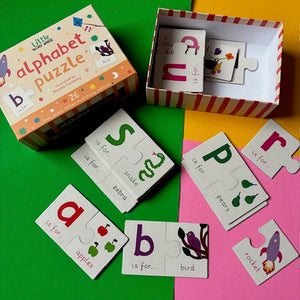 Alphabet Puzzle : 26 mini letter-matching puzzles