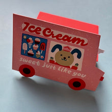 Load image into Gallery viewer, Ice Cream Van Die Cut Card
